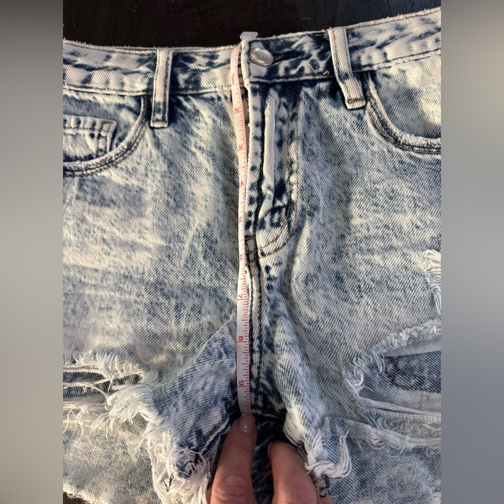 Distressed Denim Women Shorts size S - Picture 5 of 7